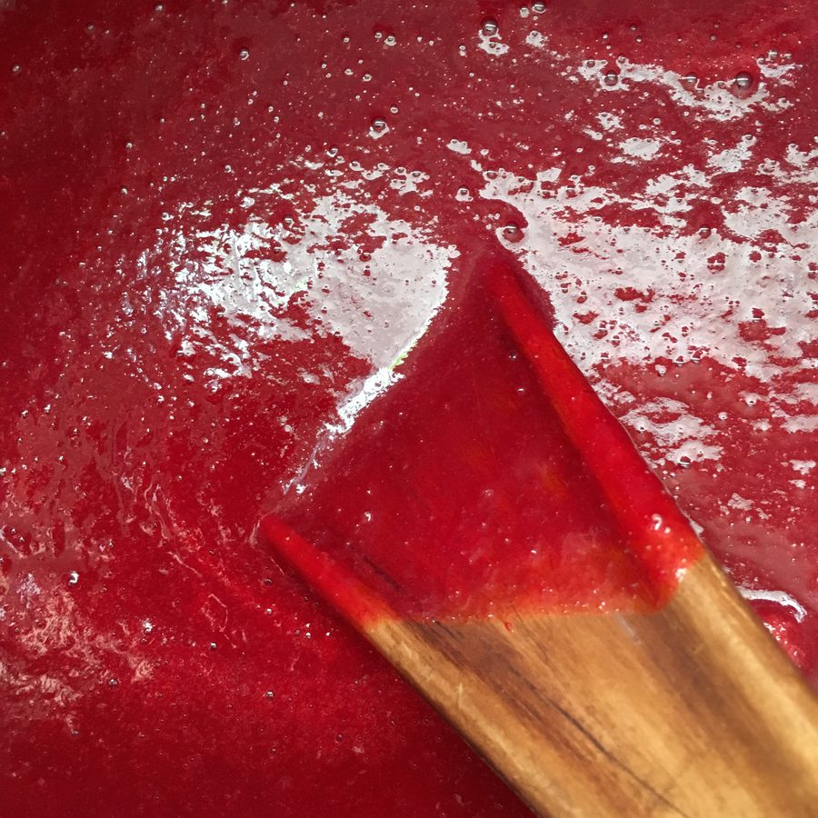 Le coulis, à la maryse